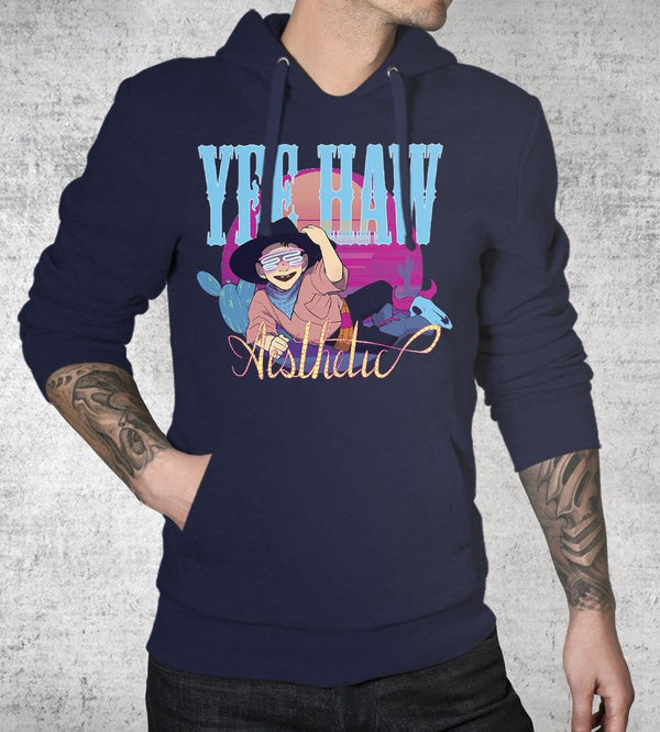 Yeehaw Aesthetic Hoodies by Austin Eruption - Pixel Empire