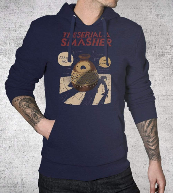 The Serial Smasher Hoodies by Louis Roskosch - Pixel Empire