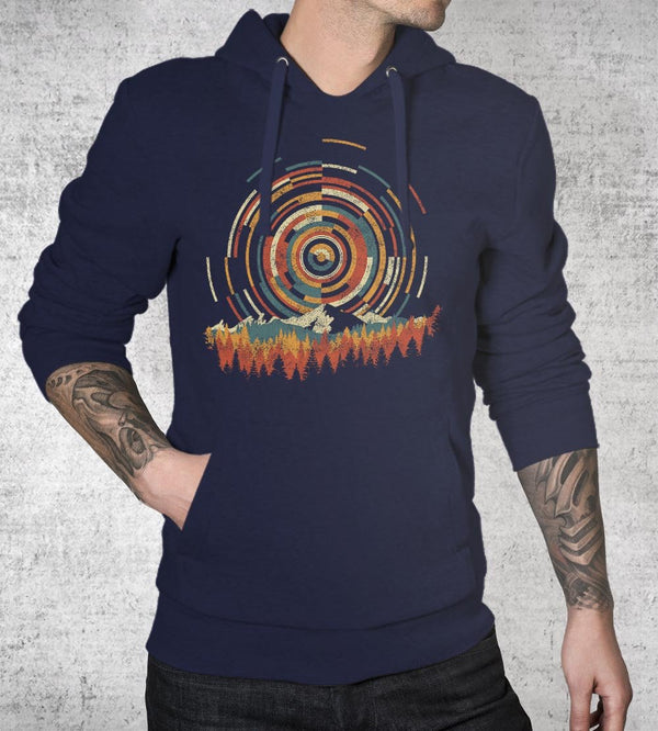 Geometry of Sunrise Hoodies by Dianne Delahunty - Pixel Empire