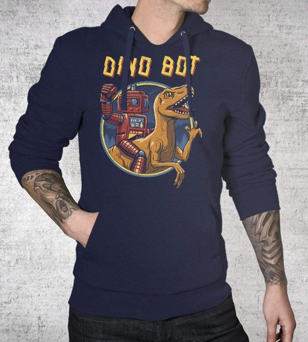 Dino Bot Hoodies by Vincent Trinidad - Pixel Empire