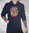 Sunrise Vertical Multicolor Hoodies by Dianne Delahunty - Pixel Empire