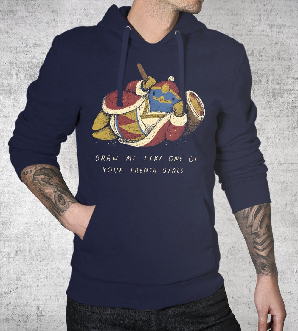 Dedede French Hoodies by Louis Roskosch - Pixel Empire