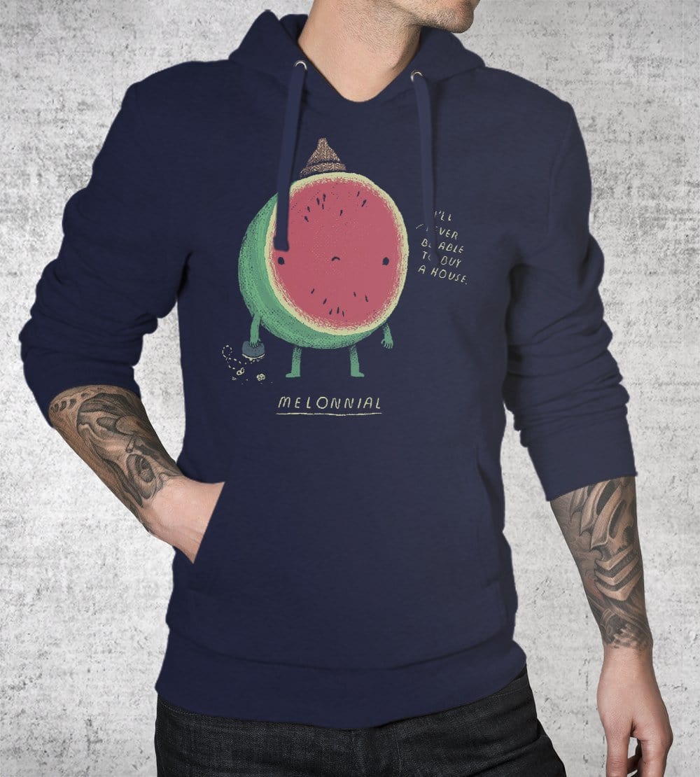 Melonnial Hoodies by Louis Roskosch - Pixel Empire
