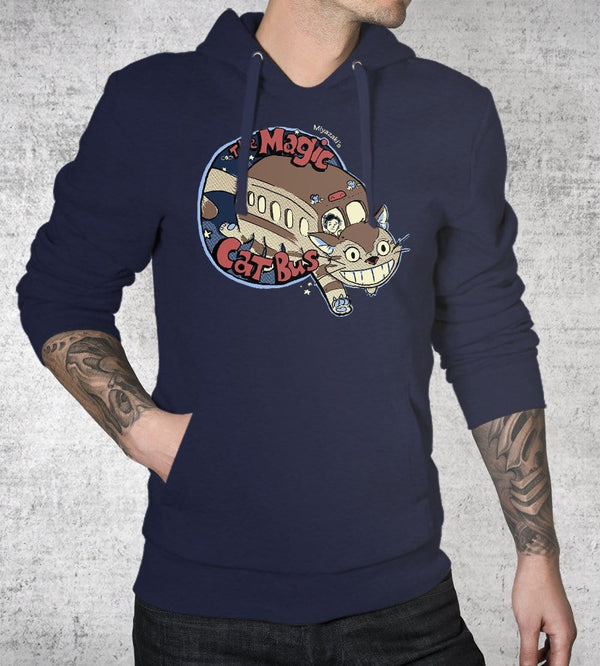 The Magic Catbus Hoodies by Creative Outpouring - Pixel Empire