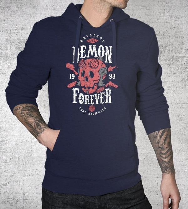 Demon Forever Hoodies by Olipop - Pixel Empire