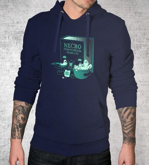 Necro Nomnomnomicon Hoodies by Anna-Maria Jung - Pixel Empire