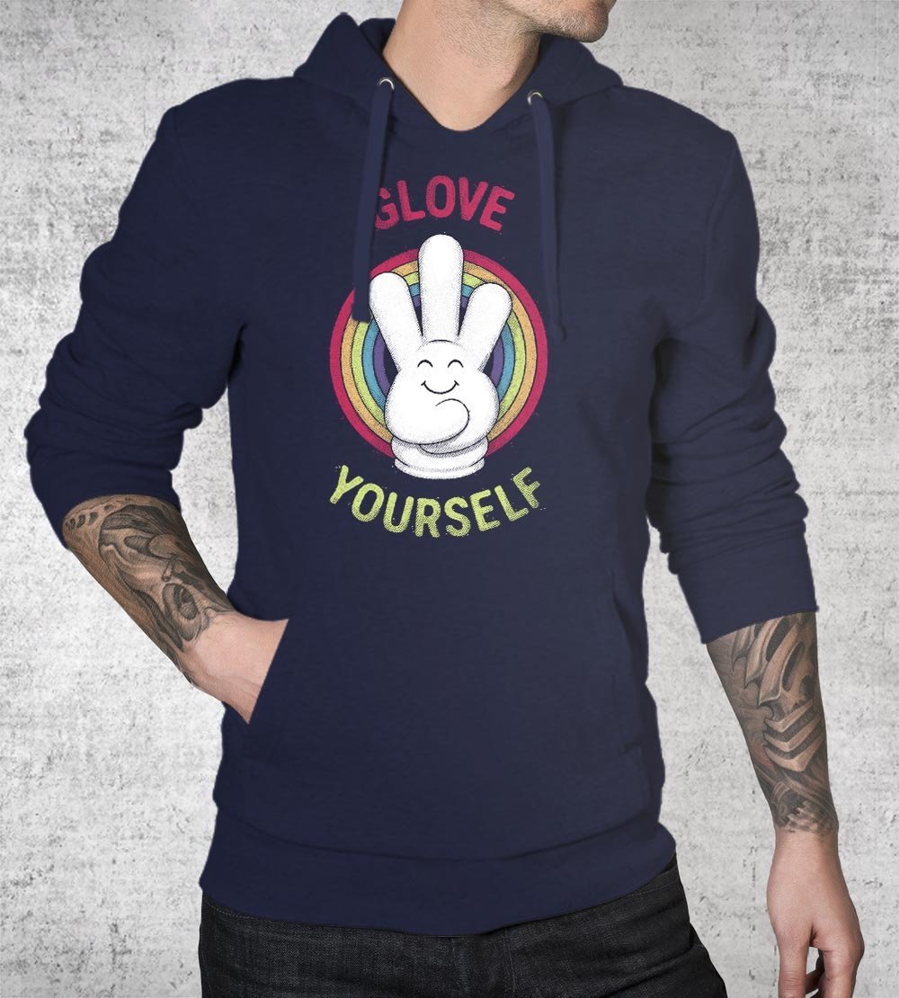 Glove Yourself Hoodies by Daniel Teres - Pixel Empire