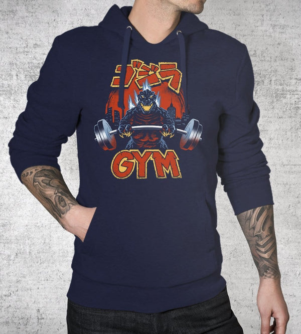 Zilla Gym Hoodies by Vincent Trinidad - Pixel Empire