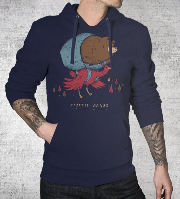 Kazooie Banjo Hoodies by Louis Roskosch - Pixel Empire