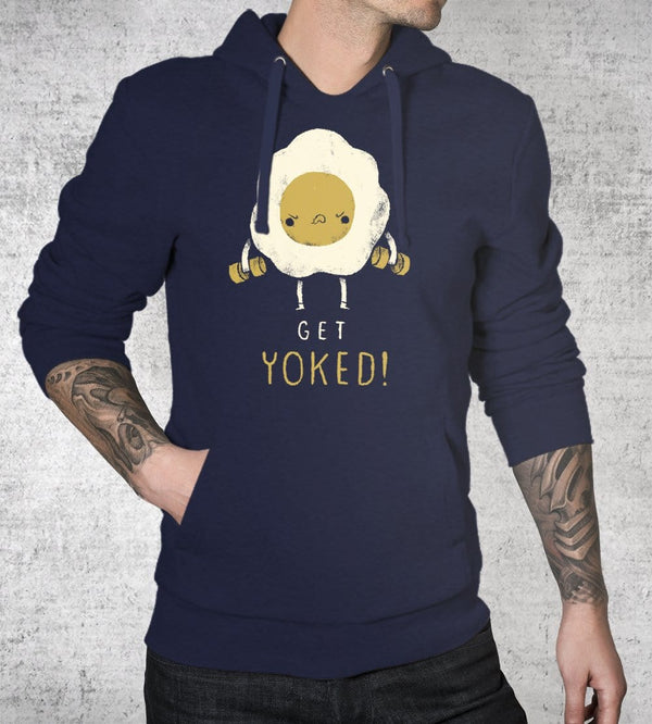Yoked Gym Hoodies by Louis Roskosch - Pixel Empire