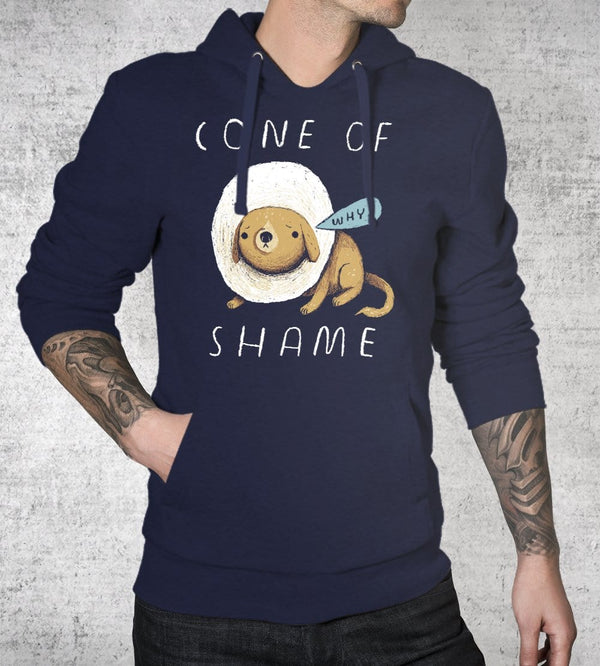 Cone Of Shame Hoodies by Louis Roskosch - Pixel Empire