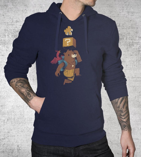 Puzzle Power Up Hoodies by Louis Roskosch - Pixel Empire