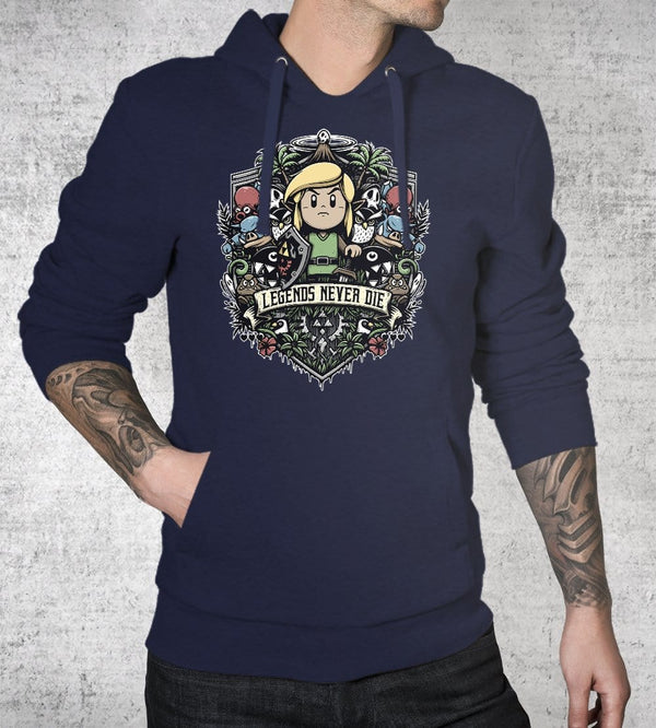 Legends Never Die Hoodies by StudioM6 - Pixel Empire