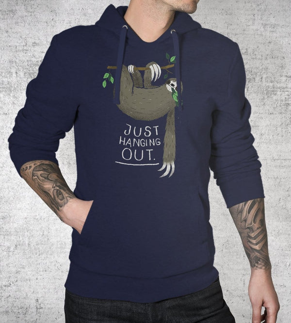 Just Hanging Out Hoodies by Louis Roskosch - Pixel Empire