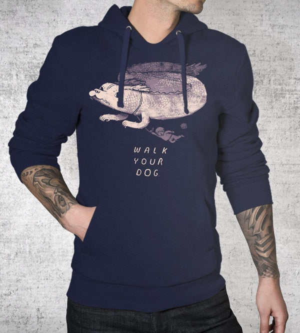 Walk Your Dog Hoodies by Louis Roskosch - Pixel Empire