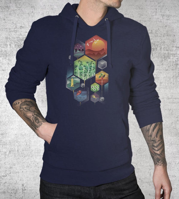 Geometrical Hoodies by Dan Elijah Fajardo - Pixel Empire