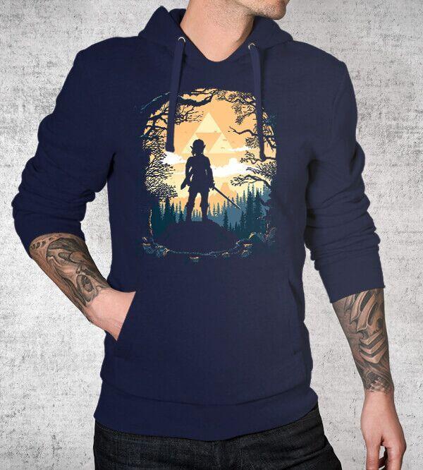 Warrior of the Forest Hoodies by Alberto Cubatas - Pixel Empire