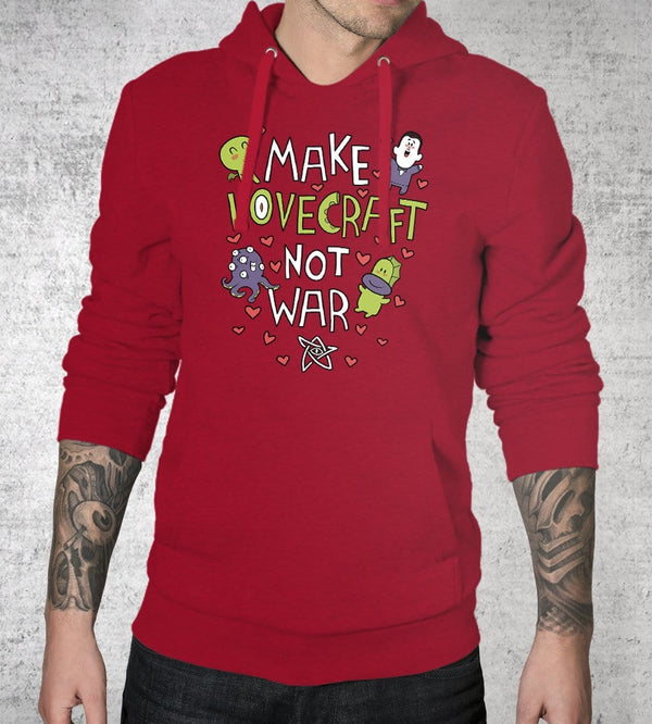 Make Lovecraft, Not War Hoodies by Anna-Maria Jung - Pixel Empire