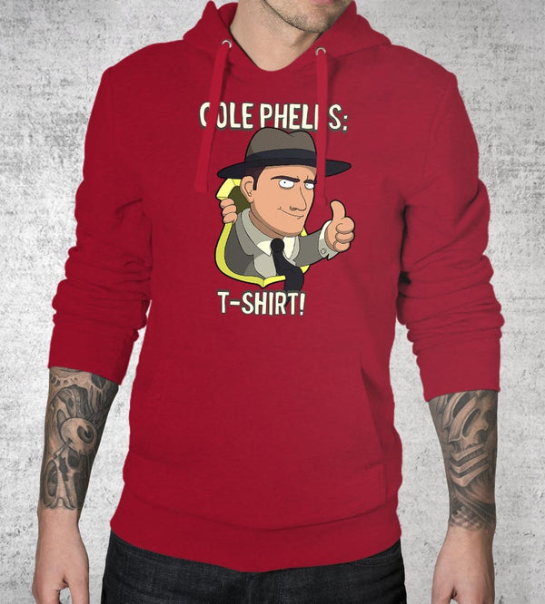 Some Call Me Cole Phelps Hoodies by Some Call Me Johnny - Pixel Empire