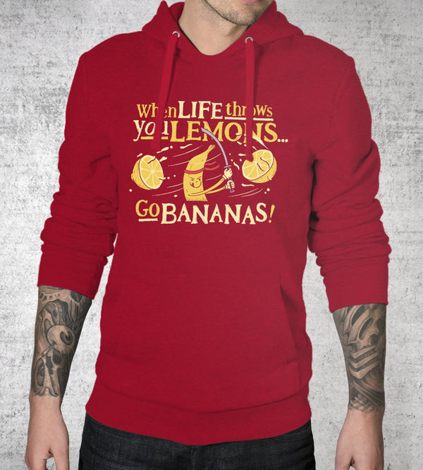 Go Bananas Hoodies by Grant Shepley - Pixel Empire