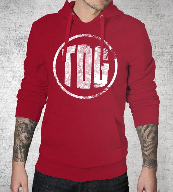 Tear of Grace Logo Grunge Hoodies by Tear of Grace - Pixel Empire