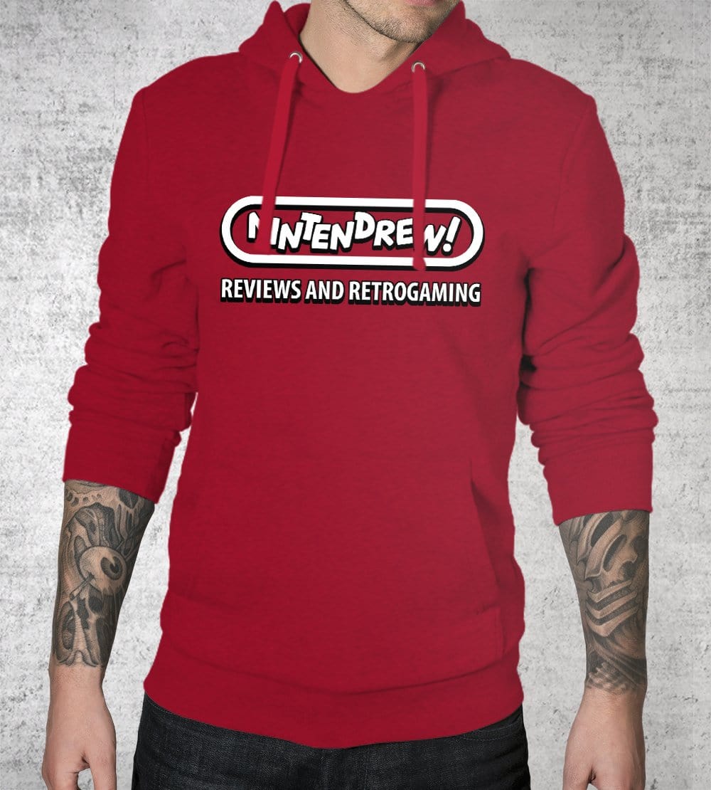 Nintendrew Logo 2 Hoodies by Nintendrew - Pixel Empire