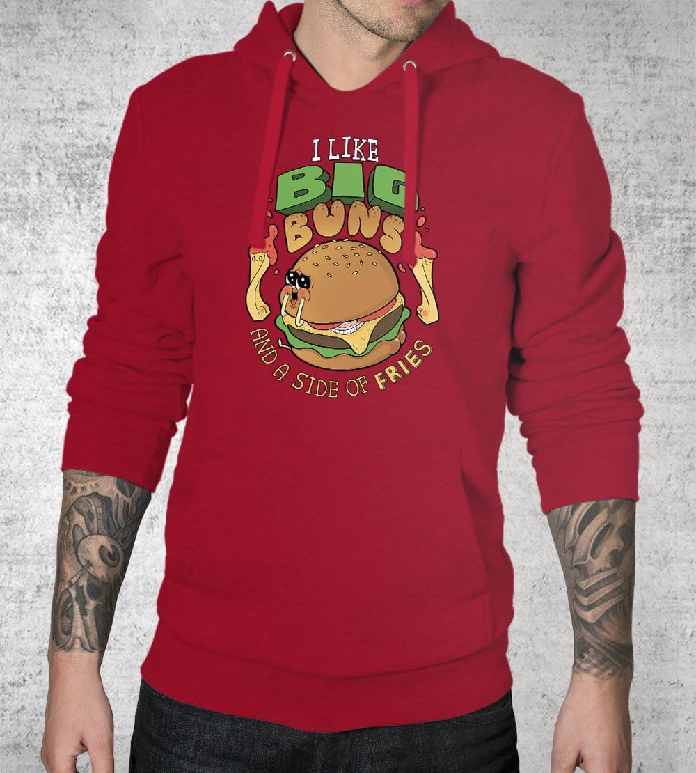 I Like Big Buns Hoodies by Anna-Maria Jung - Pixel Empire