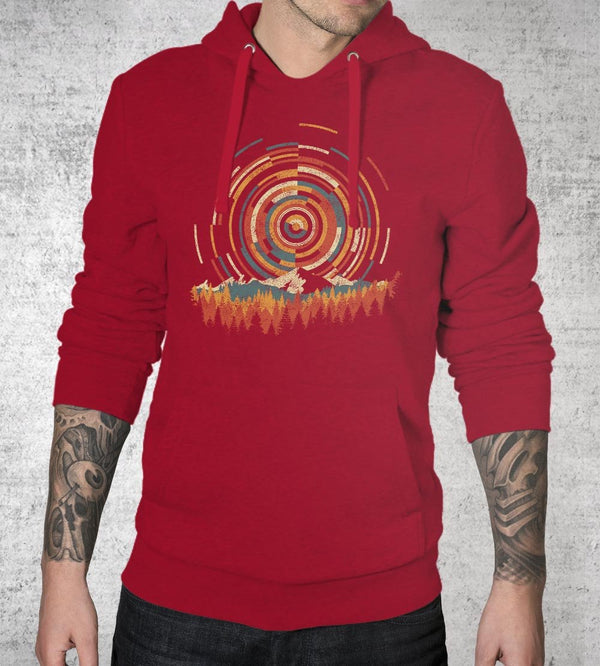 Geometry of Sunrise Hoodies by Dianne Delahunty - Pixel Empire