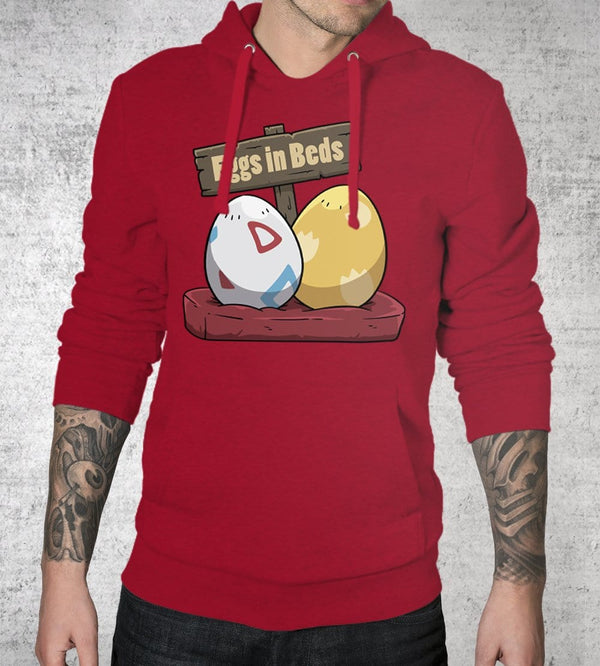 Eggs in Beds Hoodies by Dobbs - Pixel Empire