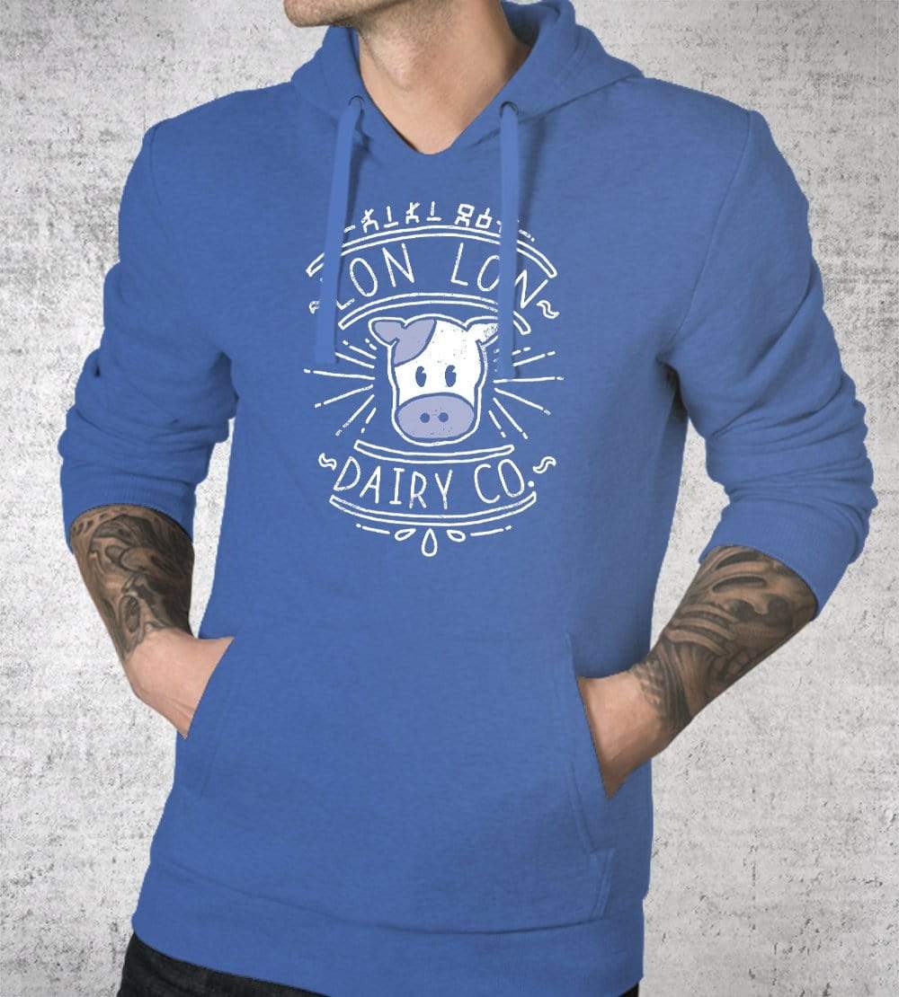 Lon Lon Dairy Co Hoodies by Ronan Lynam - Pixel Empire