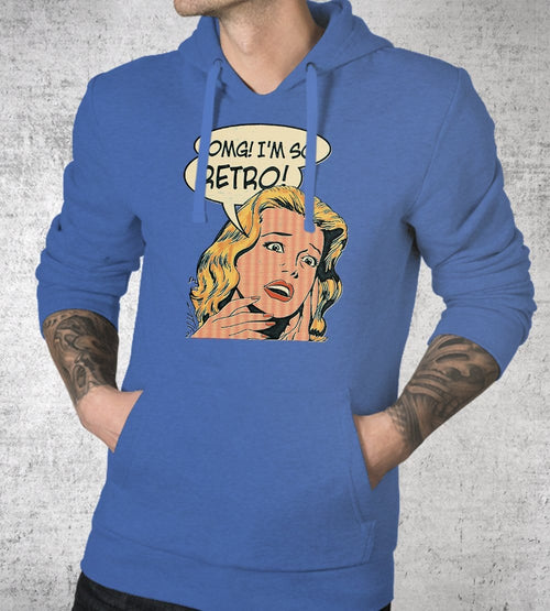 Omg I'm So Retro Hoodies by Mathiole - Pixel Empire