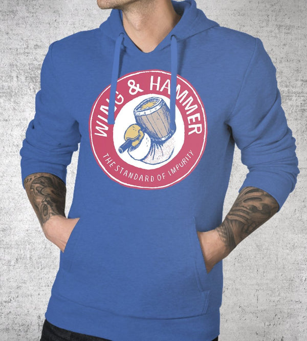 Wing & Hammer Hoodies by Louis Roskosch - Pixel Empire