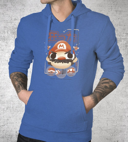 Crazy Motherfucking Mario Hoodies by Andre Fellipe - Pixel Empire