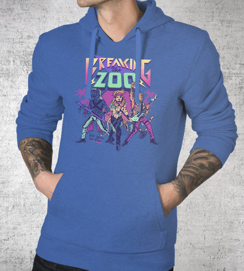 Breaking The Zoo Hoodies by Ilustrata - Pixel Empire