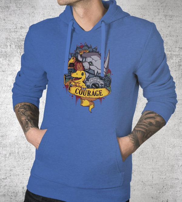 Courage Power Hoodies by Typhoonic - Pixel Empire