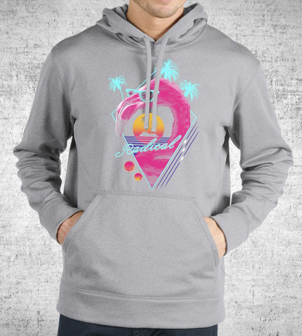 Rad Flamingo Hoodies by Vincent Trinidad - Pixel Empire