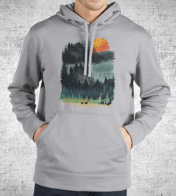 Wilderness Camp Hoodies by Dan Elijah Fajardo - Pixel Empire