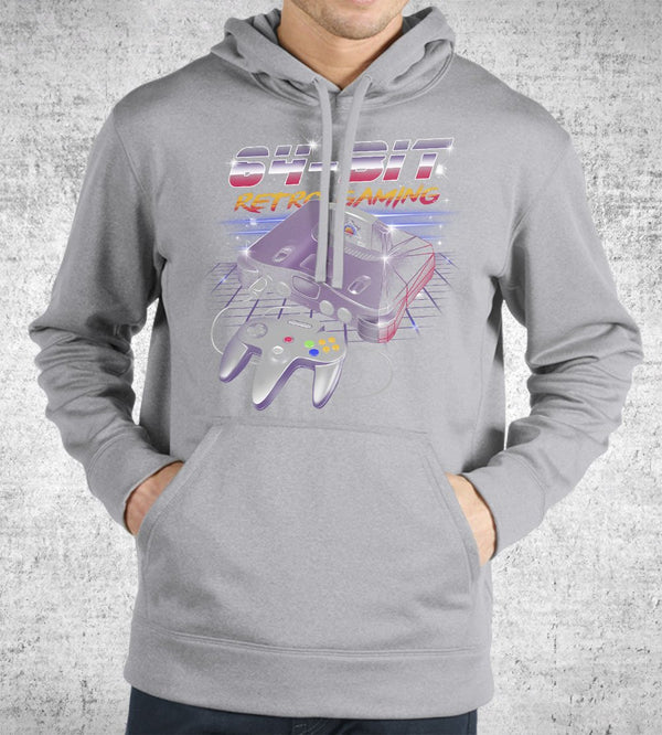 64-Bit Retro Gaming Hoodies by Vincent Trinidad - Pixel Empire