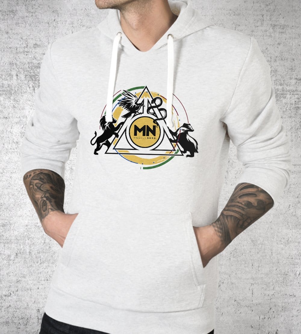 Muscle Nerd Houses Hoodies by Muscle Nerd - Pixel Empire