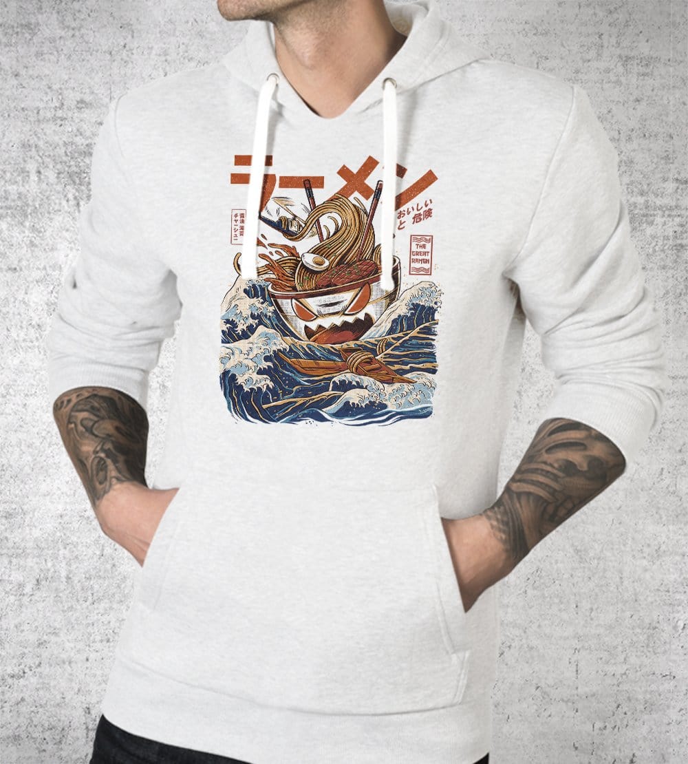 Great Ramen Off Kanagawa Hoodies by Ilustrata - Pixel Empire