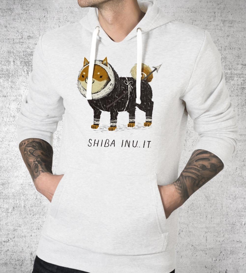 Shiba Inu-It Hoodies by Louis Roskosch - Pixel Empire