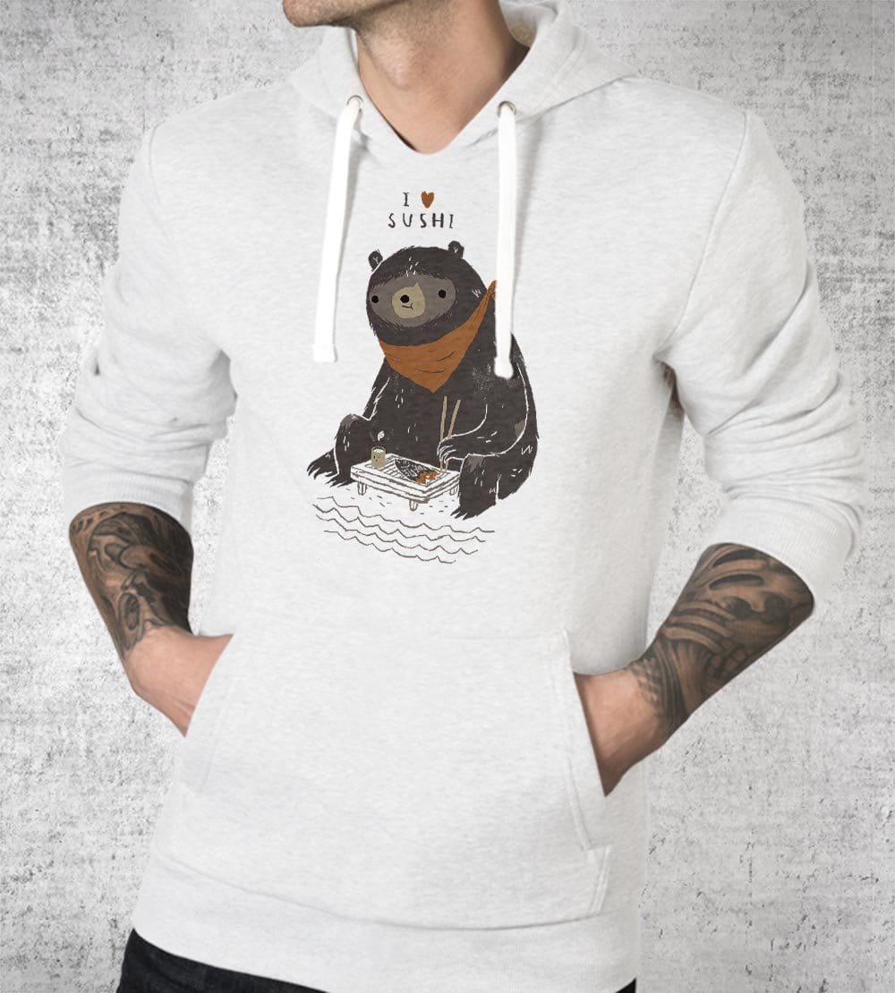 Sushi Bear Hoodies by Louis Roskosch - Pixel Empire