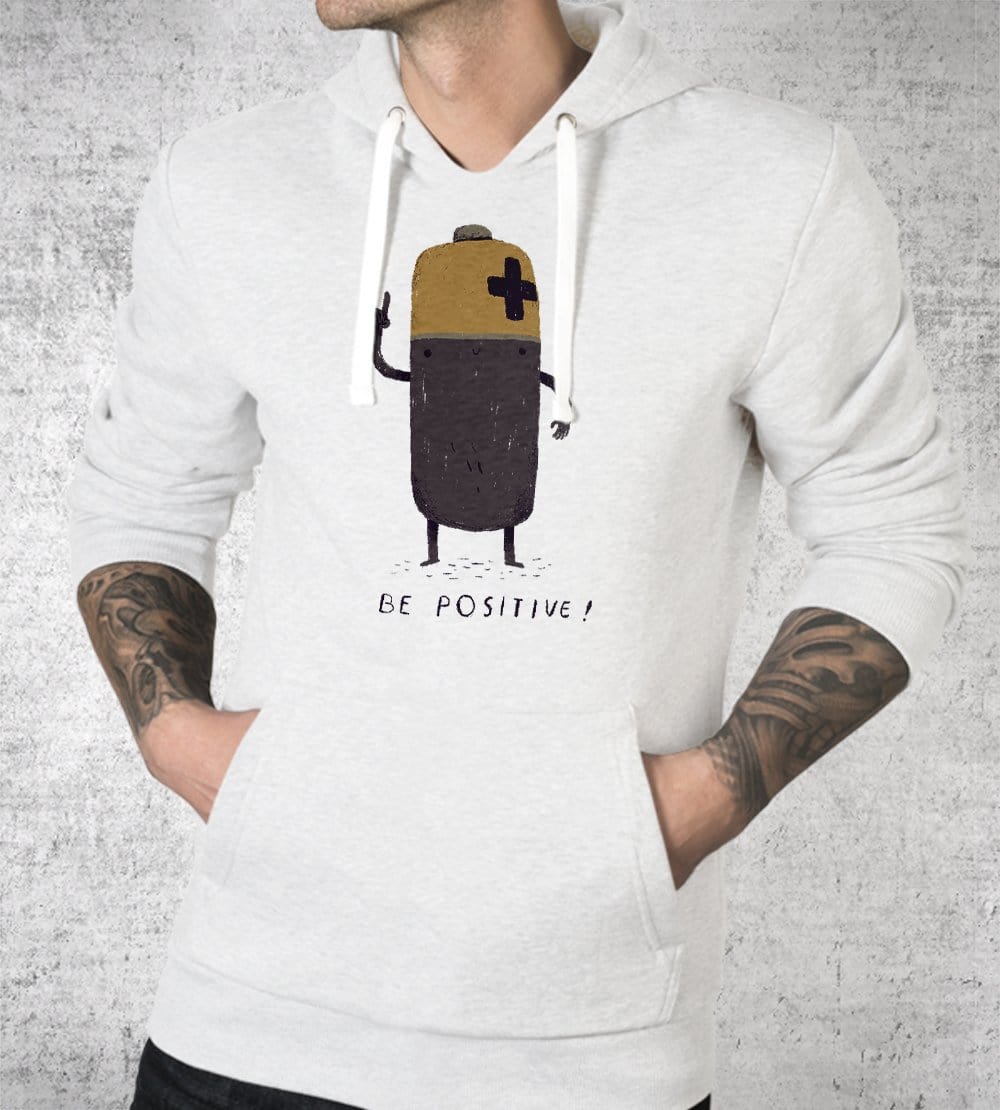 Be Positive Hoodies by Louis Roskosch - Pixel Empire