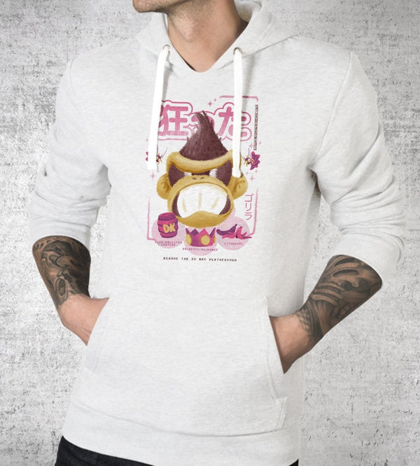 Crazy Motherfucking Kong Hoodies by Andre Fellipe - Pixel Empire