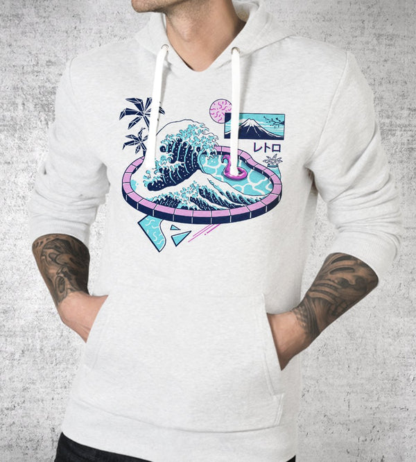 Vapor Wave Pool Hoodies by Vincent Trinidad - Pixel Empire