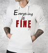 Everything Is Fine Hoodies by Tear of Grace - Pixel Empire