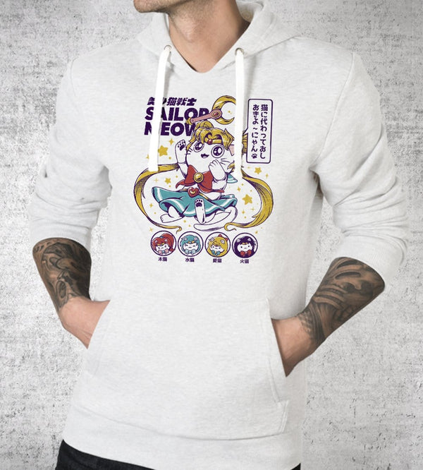 Sailor Meow Hoodies by Ilustrata - Pixel Empire