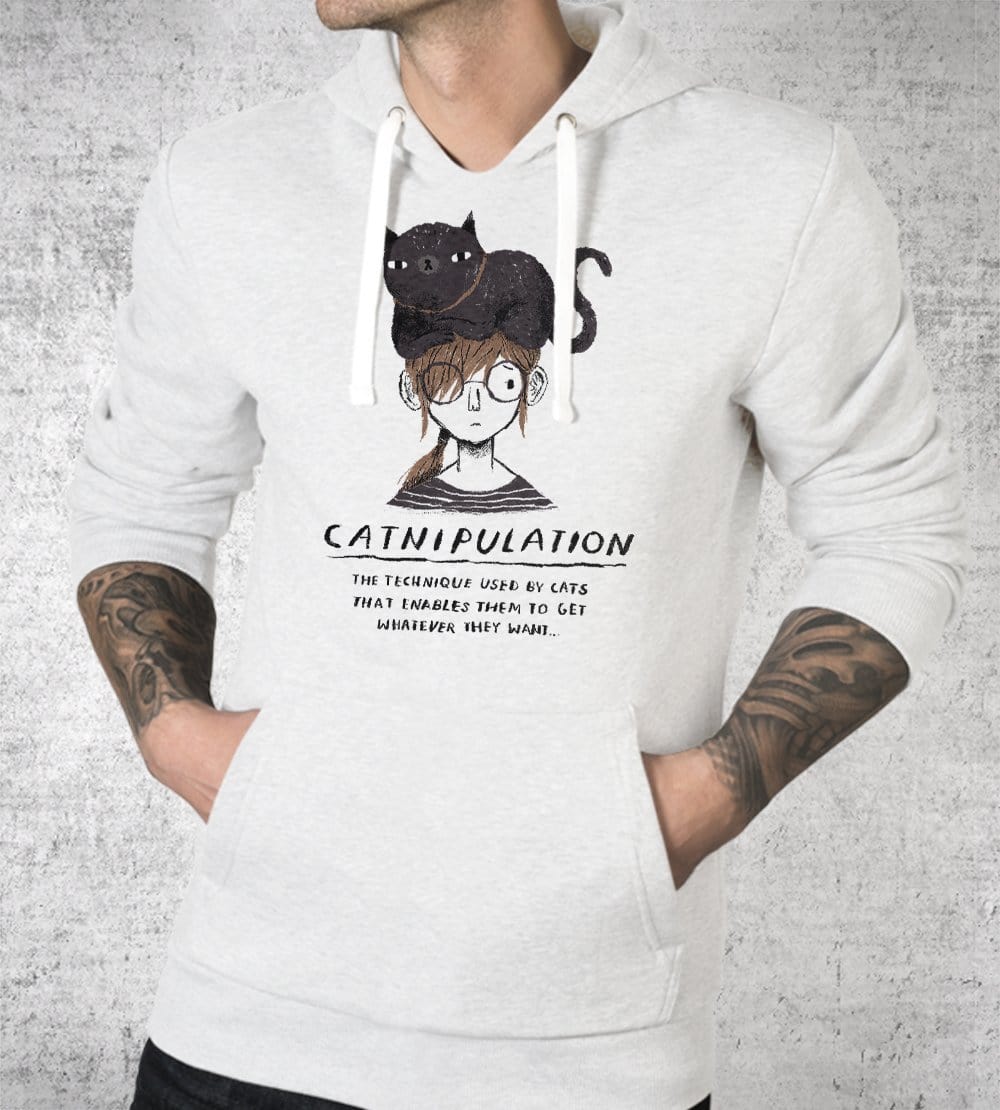 Catnipulation Hoodies by Louis Roskosch - Pixel Empire