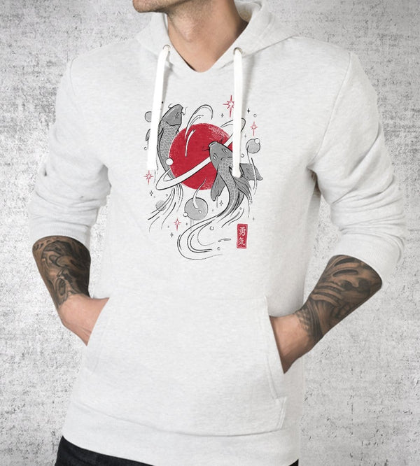 Cosmik Koi Hoodies by Grant Shepley - Pixel Empire