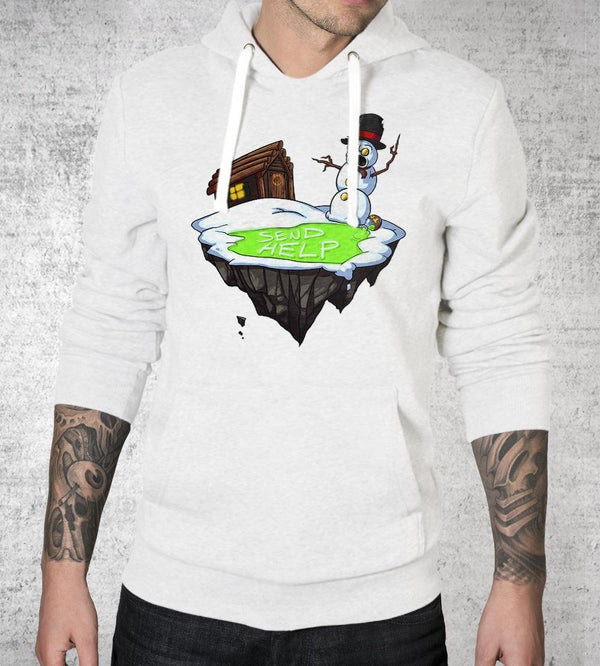 Snowman Needs Help Hoodies by Tear of Grace - Pixel Empire